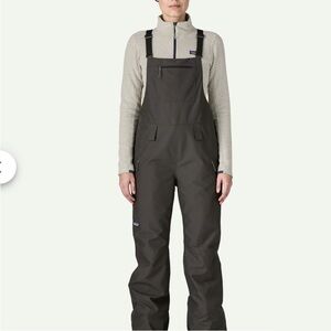 NWT Patagonia Large Smolder Blue Powder Town Bibs short